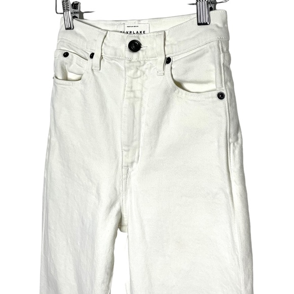 SLVRLAKE | Beatnik High Waisted Jeans in White Wash 24 - Picture 6 of 10